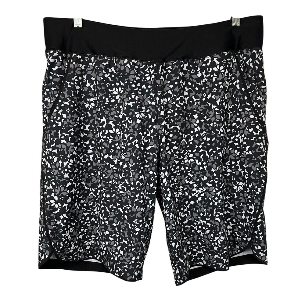 Lands' End Women's Elastic Waist Modest Board Shorts Swim Short  Size 16  NWOT